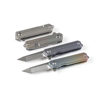 Dobeli D2 Jekla Mini Prenosni Folding Nož Taktično Kampiranje Žepni Nož za Preživetje 58-60HRC Visoko Trdoto Keychain Ročno Orodje