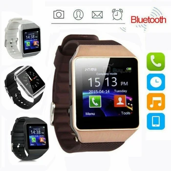 DZ09 Moški Ženske Pametne Ure Polni, Zaslon na Dotik, Smartwatch Bluetooth, združljiva Klic Podporo SIM Elektronski Pametna Zapestnica Darila 0