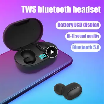 E6s Tws Fone Bluetooth-združljive Slušalke Brezžične Proste Roke, šumov Združljive Slušalke Za Xiaomi Redmi