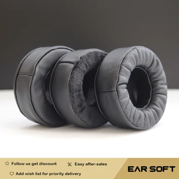 Earsoft Zamenjava Uho Blazine Blazine za Bluedio T5S Slušalke Slušalke Earmuff Primeru Rokav Dodatki 0