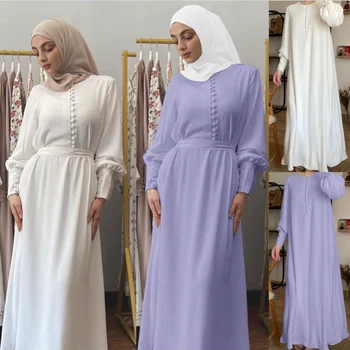 Eid Abayas za Ženske turške Obleke Muslimanskih Dubaj Abaya Kimono Maroški tam kaftan Hidžab Caftan Obleko Islamska Oblačila Modni Robe