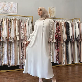 Eid Abayas za Ženske turške Obleke Muslimanskih Dubaj Abaya Kimono Maroški tam kaftan Hidžab Caftan Obleko Islamska Oblačila Modni Robe 1