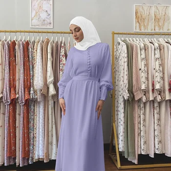 Eid Abayas za Ženske turške Obleke Muslimanskih Dubaj Abaya Kimono Maroški tam kaftan Hidžab Caftan Obleko Islamska Oblačila Modni Robe 3
