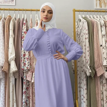 Eid Abayas za Ženske turške Obleke Muslimanskih Dubaj Abaya Kimono Maroški tam kaftan Hidžab Caftan Obleko Islamska Oblačila Modni Robe 4