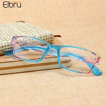 Elbru Moda Nov RAČUNALNIK Okvir Obravnavi Očala Ženske Moški Ultralahkih High Definition Presbyopic Optičnih Očal Dioptrije +1.0 4.0