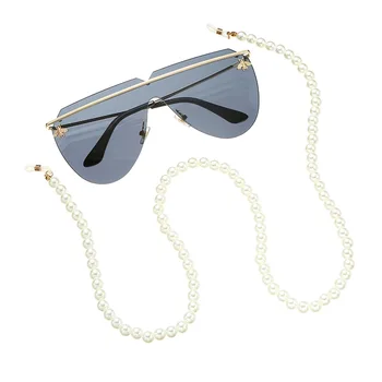 Elegantne Ženske Ročno Pearl Noge Sunglass Očala za Branje Očala Verige Kabel Imetnik vratu verige trakov sončna očala dodatki 1