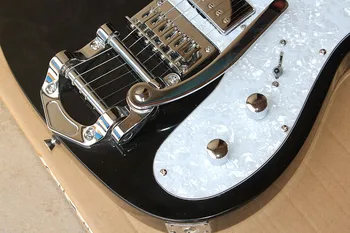 Električno kitaro črne barve električna kitara/2017 novo tl dober zvok, kitara/guitar na kitajskem 2