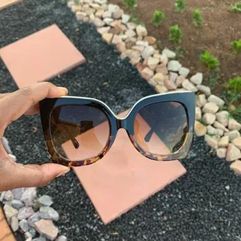 Emosnia Prevelik Seksi sončna Očala Ženske 2020 Moda Kvadratnih Leopard sončna Očala Letnik Ženske Eyewears UV400 Očala Očala 0