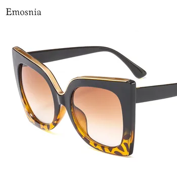 Emosnia Prevelik Seksi sončna Očala Ženske 2020 Moda Kvadratnih Leopard sončna Očala Letnik Ženske Eyewears UV400 Očala Očala 1