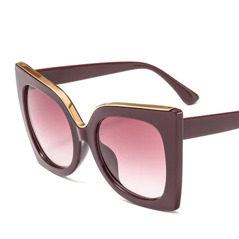 Emosnia Prevelik Seksi sončna Očala Ženske 2020 Moda Kvadratnih Leopard sončna Očala Letnik Ženske Eyewears UV400 Očala Očala 4