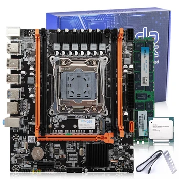 Envinda D4 matične plošče, Komplet z Xeon E5 2630V3 LGA2011-3CPU 8GB DDR4 RAM REG ECC Pomnilnik PC4 Set 3