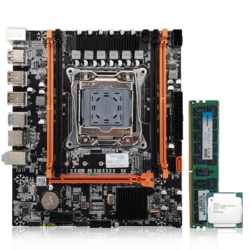 Envinda D4 matične plošče, Komplet z Xeon E5 2630V3 LGA2011-3CPU 8GB DDR4 RAM REG ECC Pomnilnik PC4 Set 5