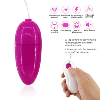 EXVOID Jajce Vibrator za Klitoris Stimulator G-Spot Massager Daljinski upravljalnik Spola Igrače, za Pare, za Odrasle Izdelek Ženski Masturbator 2