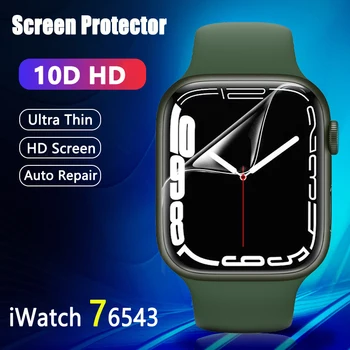 Film Za Apple Watch Screen Protector 45mm 41mm 44 mm 40 mm 42mm 38 mm (Ni Stekla) iWatch Zaščitnik Apple gledati serije 6 5 4 3 mp 7