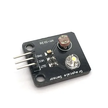 Fotoobčutljivi Upor Svetlobni Senzor Analogni Sivine Senzor Elektronski Odbor Skladu Finder Sledenje Modul za Arduino DIY Kit 1