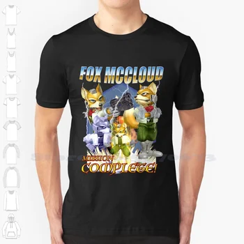 Fox Mccloud Smash Bros Redkih Letnik Majica Cool Design Trendy T-Shirt Tee Fox Mccloud Fox Sijaj 20Xx Razbiti Gužva Retro Vintage