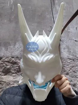 Genshin Vpliv Xiao Cosplay pu Masko Čelado Maske za noč Čarovnic Stranke Pustni Kostum Rekviziti