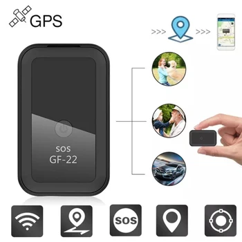 GF22 Magnetni GPS Tracker Sledenje v Realnem Času, Napravo Anti-Izgubil Snemanje GPS Lokator Mini Vgrajeno Baterijo Vozila Lokator 2022