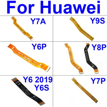 Glavni Odbor matične plošče Flex Kabel Za Huawei Y6P Y6S Y6 2019 Y7A Y7P Y8P Y8S Y9S Y9A LCD Dispaly Mainboard Flex Trak Deli
