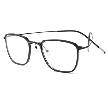 Gmei Optični Ultralahkih Beta Titana Prilagodljiv Okvir Očal Moških Kvadratnih Recept Očala Za Kratkovidnost Optičnih Slik M19003 1