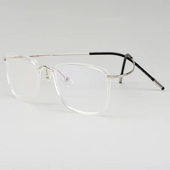 Gmei Optični Ultralahkih Beta Titana Prilagodljiv Okvir Očal Moških Kvadratnih Recept Očala Za Kratkovidnost Optičnih Slik M19003 2