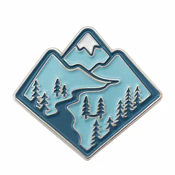Gorsko Emajl Pin Nahrbtnik viseči mreži, Raziskovanje narave Gorsko Avanturo značko