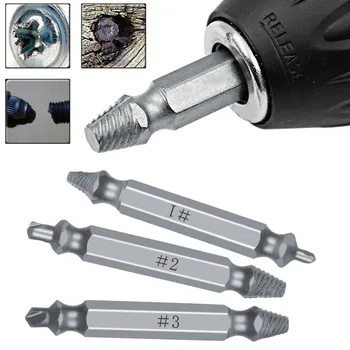HILIXUN HSS4341 extractor izvijač bit pretrgane žice orodje za popravilo 6 sklopov dvojno glavo vijak drsna zob odstranitev orodje 2