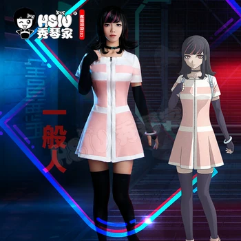 HSIU Anime Akudama Pogon Cosplay Navadna Oseba Kratko krilo celoten sklop cosplay kostumi Brezplačno ogrlica + zapestnica 0