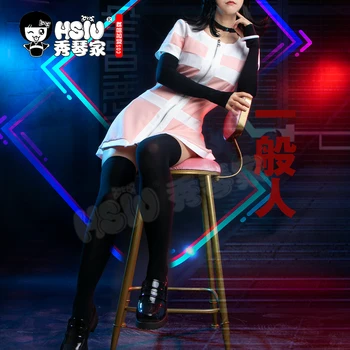 HSIU Anime Akudama Pogon Cosplay Navadna Oseba Kratko krilo celoten sklop cosplay kostumi Brezplačno ogrlica + zapestnica 2