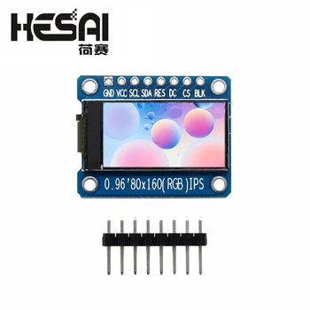 IPS 0.96 palčni 7P SPI HD 65K Polno Barvni LCD-Modul ST7735 Pogon IC 80*160 (Ne OLED) 0