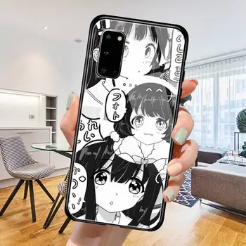 Japonske anime dekleta Telefon Primeru Kaljeno Steklo Za Samsung S20 Plus S20 Ultra S8 S9 S10 plus Opomba 9 10 pro A7 2018 S6 S7 rob plus 4