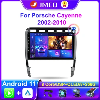 JMCQ Android 11 avtoradia Za Porsche Cayenne 1 9PA med 2002 in 2010 naraščal 2 Din Multimedia, Video Predvajalnik, Stereo GPS Carplay+Auto Navigacijo