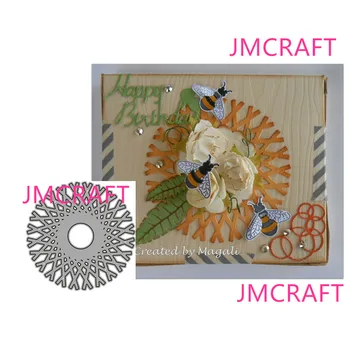 JMCRAFT 2021 Novo Krožno Vilice Ozadju Rezanje Kovin Matrice 3D DIY Album Ročno izdelan Papir Obrti Kovine Jeklo Predlogo Umre
