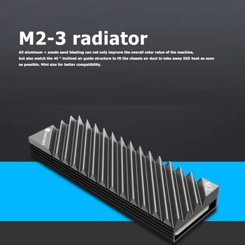 Jonsbo M. 2 SSD NVMe hladilnega telesa M2 2280 ssd Trdi Disk Aluminija Heatsink s Termalno Ploščico Namizni RAČUNALNIK Toplotne Tesnilo