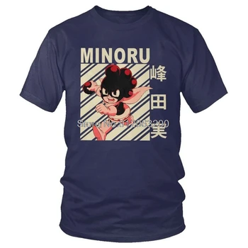 Junak Moj Univerzami Minoru Mineta T-shirt za Moške Novost T Majica Kratek Rokav Bombaž Japonska Manga Anime Tshirt Mestnih Tee Vrhovi Merch