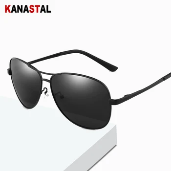 KANASTAL Pilotni sončna Očala Moške blagovne Znamke Oblikovalec sončna Očala Ženske Polarizirana Vožnje Očala Photochromic Očala UV400