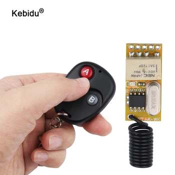 kebidu 3.5-12V Mini Rele Brezžično Stikalo za Daljinski upravljalnik za Vklop LED Lučka za Krmilnik Micro Sprejemnik Oddajnik za Luči,