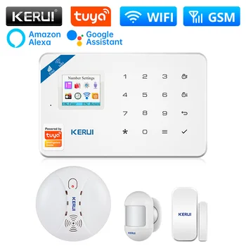 KERUI W181 Pametni Dom Alexa WIFI GSM Alarm SystemTuya Smart House Senzor Gibanja Detectorr