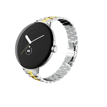 Kovinski Pas Za Google Pixel Gledati Iz Nerjavečega Jekla, Trak Za Pixel Watch Metulj Sponke Smartwatch Zamenjava Dodatki 3