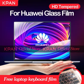KPAN HD Kaljeno Steklo Film Prenosniki Zaslon Patron, Za leto 2020 MateBooK 13 14 D14 15 X Pro Huawei Honor Magicbook 14 15 16