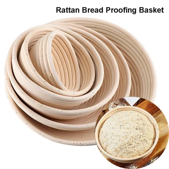 Kruh Preverjanje Košarico Oval/Krog/Trikotnik Rattan Protja Testo Fermentacijo Kvasec Kruh Košarice Za Kruh Preverjanje Košarico 4