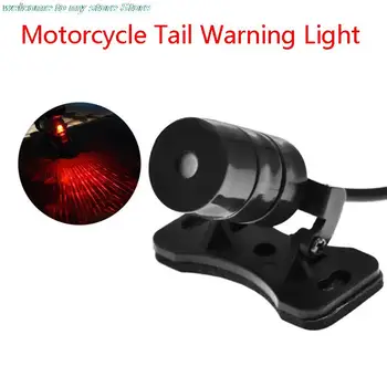 Kul Motocikel Rep Opozorilna Lučka Laser Meglo Nepremočljiva Moto Zadaj Zavorni Obračanje Luči Varno Vožnjo Motocikla Preuredi