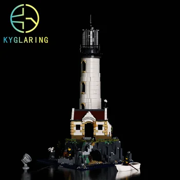 Kyglaring DIY LED Luči Komplet Za 21335 Motorizirane Svetilnik Daljinski upravljalnik Različica(Ne Vključuje Gradnjo Blokov)
