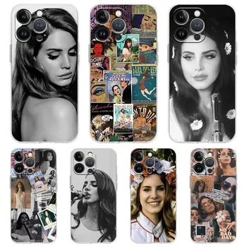 Lana Del Rey Prozorno Ohišje Za iPhone 13 11 12 Pro Max 12 13 Mini 7 8 MP 2020 XR XS X 6 6S Plus Silikonski Pokrovček Telefona
