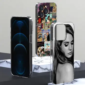 Lana Del Rey Prozorno Ohišje Za iPhone 13 11 12 Pro Max 12 13 Mini 7 8 MP 2020 XR XS X 6 6S Plus Silikonski Pokrovček Telefona 2