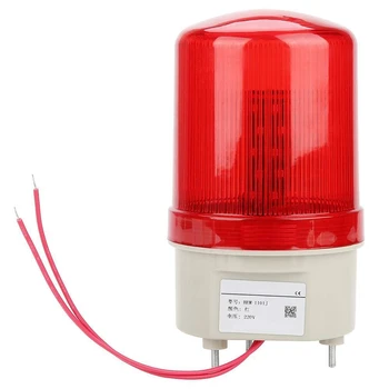 LED Krožna Bliskavica Vrtenja Strobe Sirene Svetilnik Piskač Opozorilni Zvočni Signal v Sili Alarm Lučka za Stražar Post Vozila