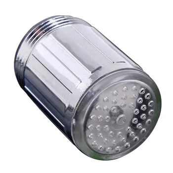 LED Vodna Pipa Tok Svetlobe, Kuhinja, Kopalnica, Tuš, Pipe Pipa Šoba Glavo 7 Sprememba Barve Temperaturni Senzor Svetlobe Led Pipa 5