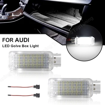 LED z Dovoljenjem Vrata Prtljažnik Footwell Škatle za Rokavice Luči luči Za Audi A1 A2 A3 A4 A5 A6 A7 A8 V3 V5 V7 TT B5 B6 B7 B8, Avto, Belo VW 0
