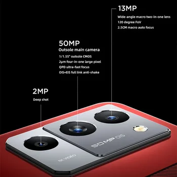 Lenovo Legije Y70 Gaming Pametni telefon, 6.67 Palčni 144Hz OLED,Snapdragon 8+ Gen1,50MP Trojno Fotoaparat,68W Polnjenje NFC 4