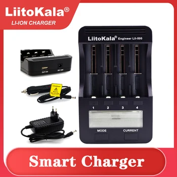 Liitokala Lii-500/Lii-202/Lii-100/Lii-300 1,2 V/3,7 V 18650/26650/18350/16340/18500/AA/AAA NiMH litijeva baterija, Polnilnik lii500